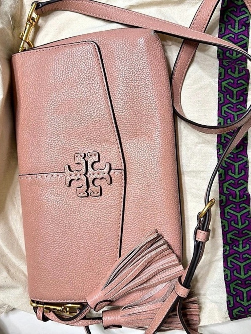 Tory Burch Thea Tassel crossbody bag
